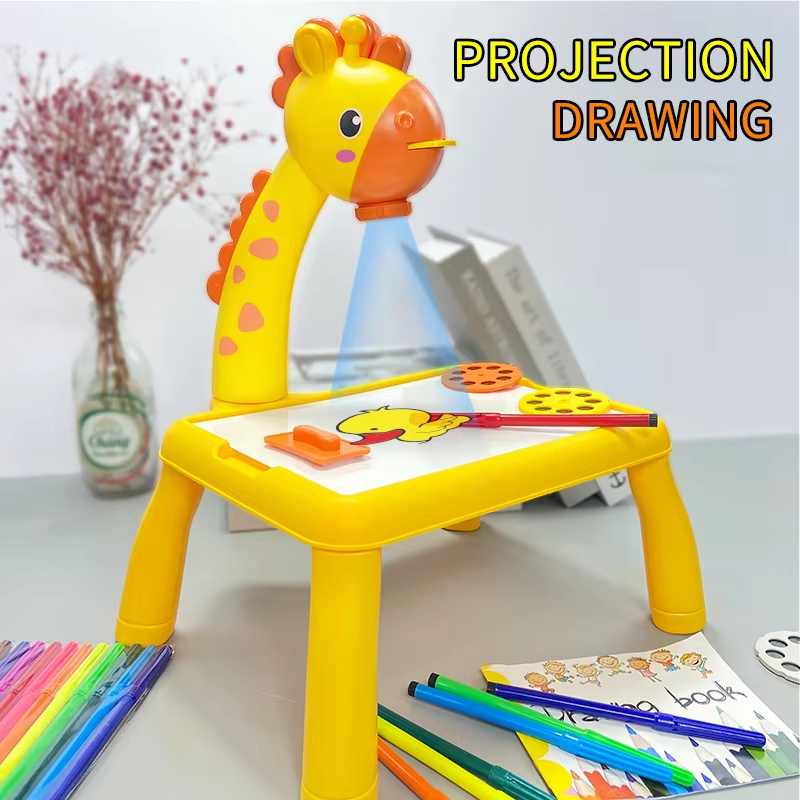 Drawing Projector Kids - Tekentafel met projector voor kinderen, mini-kunsttafel