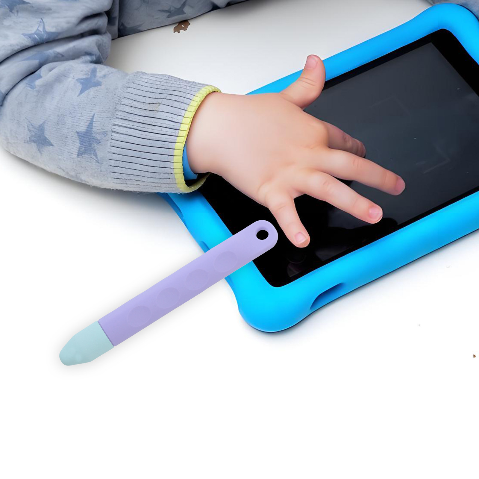 Kids Education Tips - Touchscreen-styluspen voor kinderen, ergonomische siliconen punt