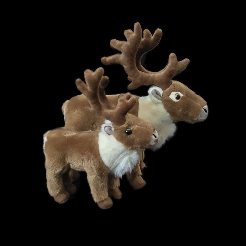 Kids Education Learn Tv - Leuke realistische rendieren knuffel wild gewei