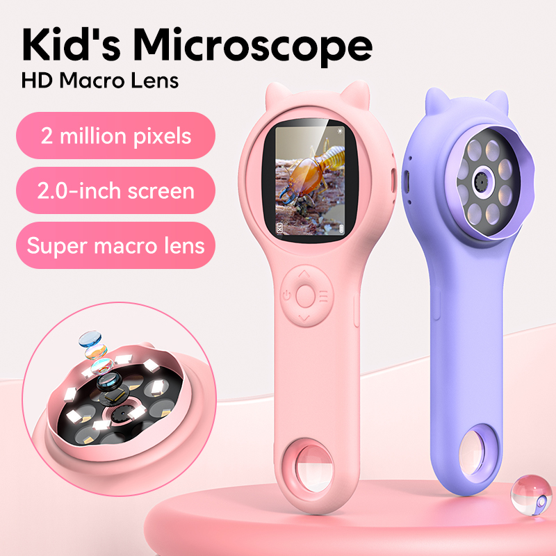 Kids Educational Videos - Mini optische microscoop voor kinderen met