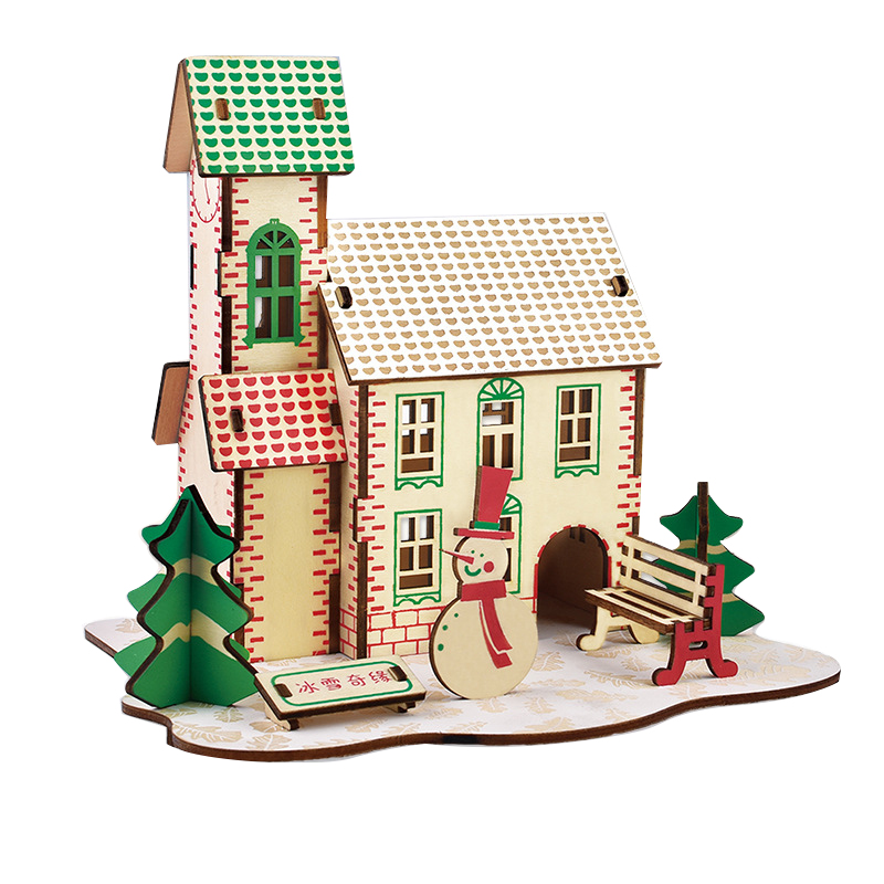 3D Jigsaw Houten Puzzel Gebouw - Kids Without Education recensie en prijs
