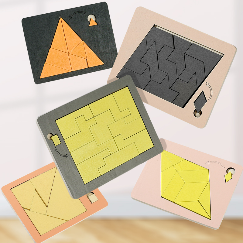 Houten puzzel uit niets Houten - Kids Without Education recensie en prijs