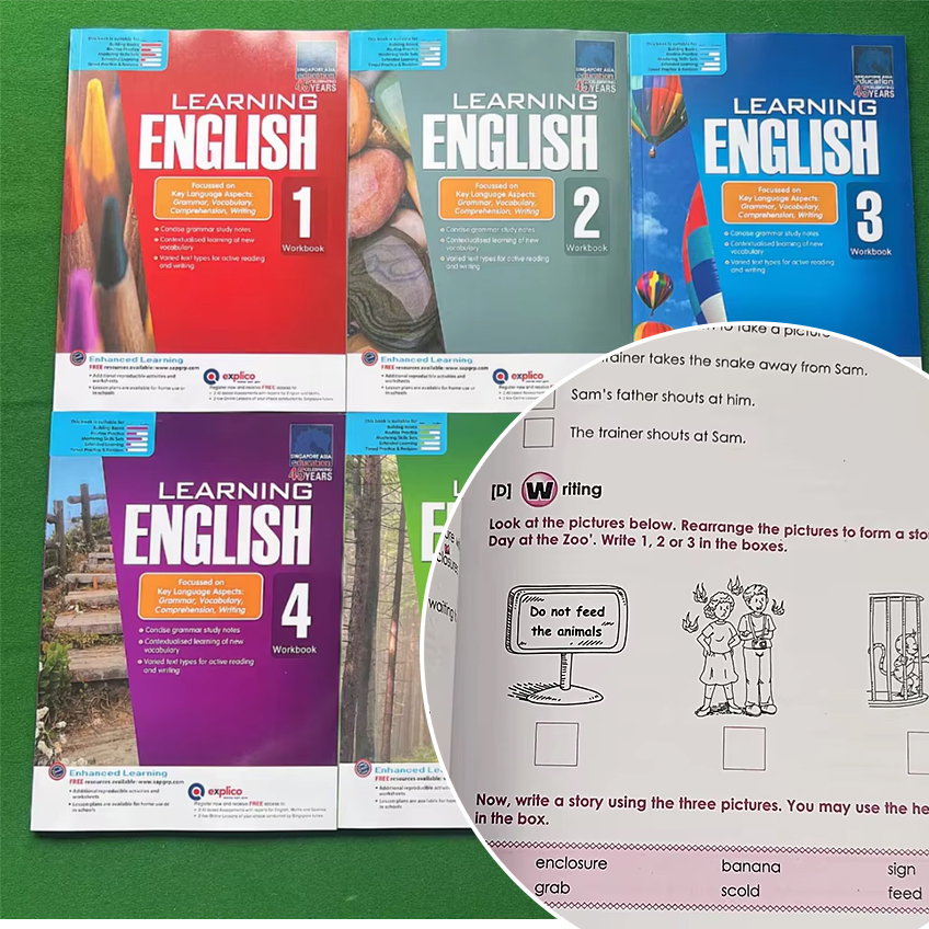 1 Boek Sap Education 1-6 leerj - Kids Education In Singapore recensie en prijs
