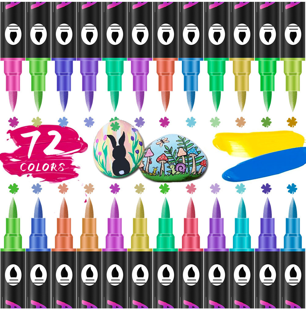 Acrylverf Markers Dual Tip 24/ - Kids Education Tips recensie en prijs