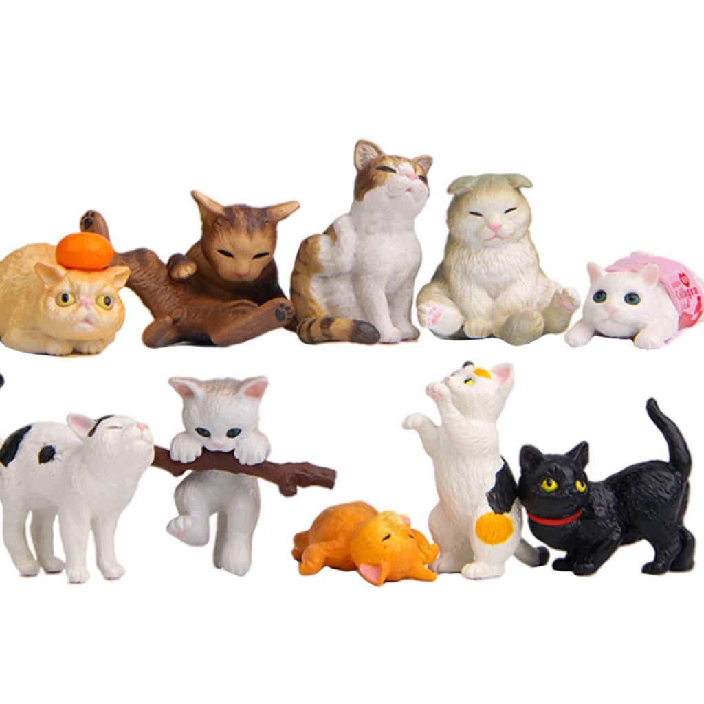 10 STUKS PVC Kat Figuren Beeld - Kids Education Learn Tv recensie en prijs