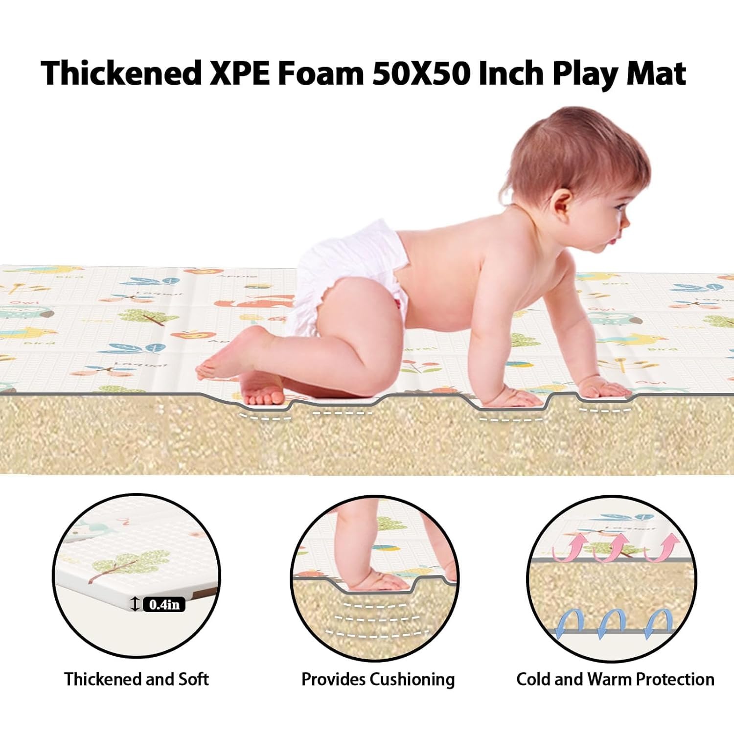 Opvouwbare babyspeelkleed Dubb - Kids Education Rug recensie en prijs