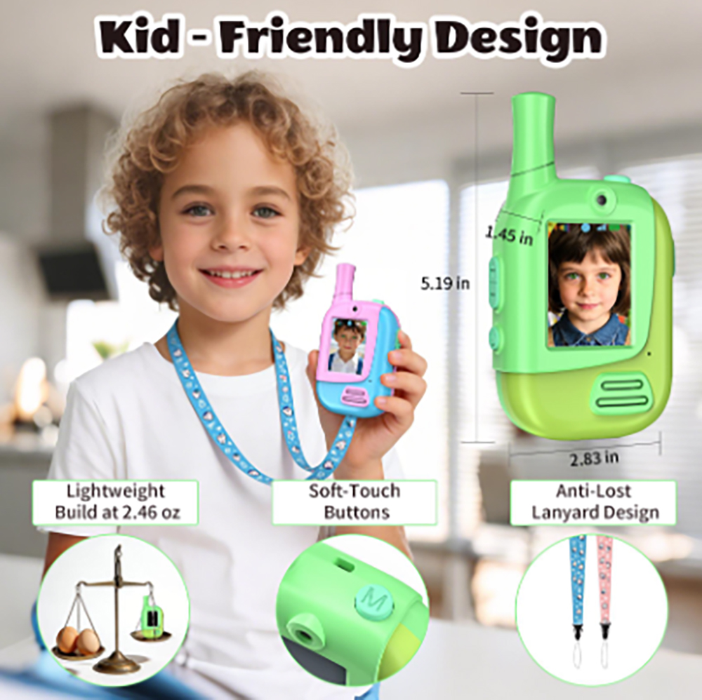 2-pack oplaadbare video-walkie - Kids Educational Videos recensie en prijs